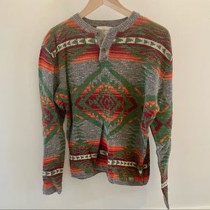Ralph Lauren Denim & supply tribal/aztec sweater 100% Cotton